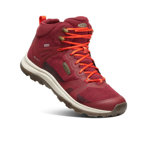 keen terradora ii mid waterproof women's | rhubarb/jam