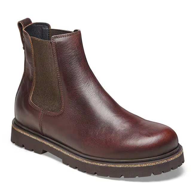 birkenstock highwood slip on men's | chocolate