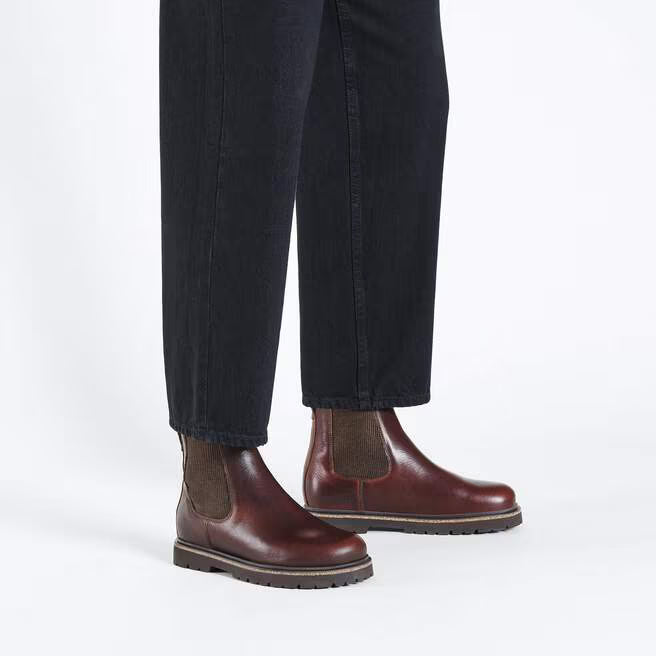 birkenstock highwood slip on men's | chocolate
