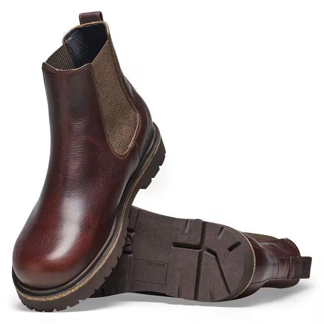 birkenstock highwood slip on men's | chocolate