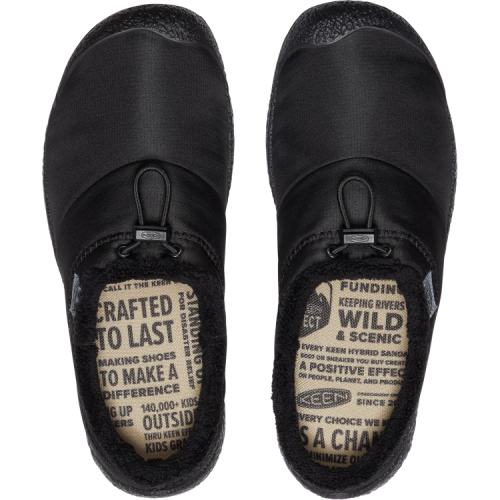 keen howser iii slide women's | black smooth nylon