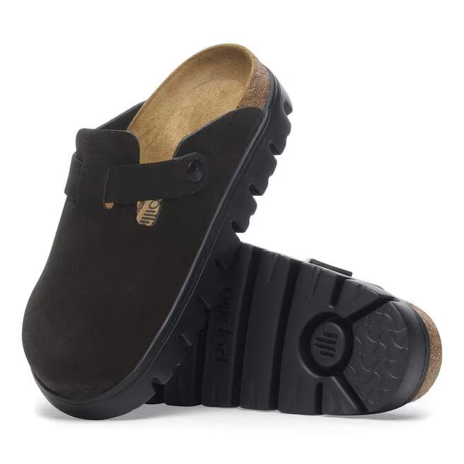 birkenstock boston chunky narrow women's | black