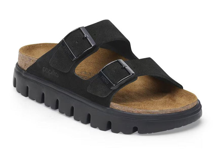 birkenstock arizona chunky women's | black/black