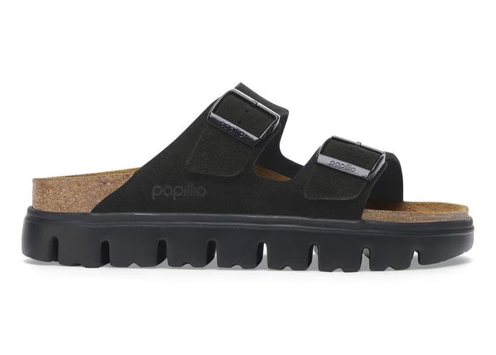 birkenstock arizona chunky women's | black/black