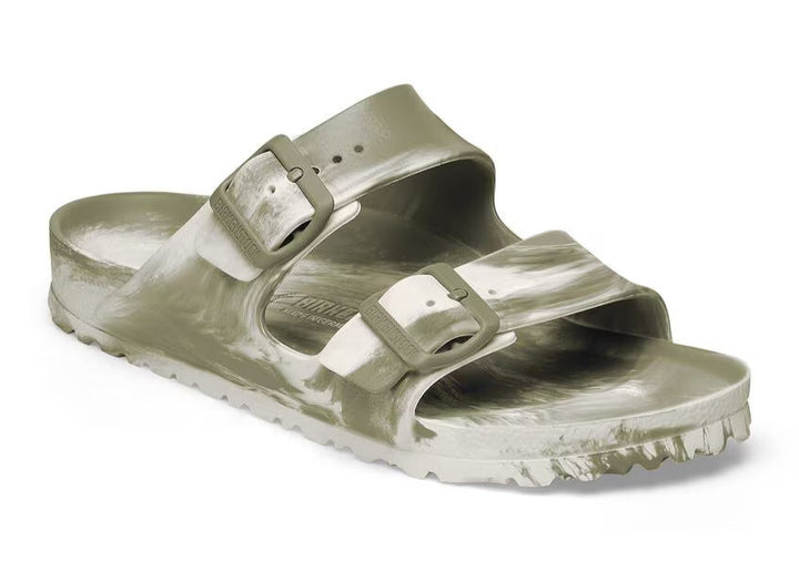 birkenstock arizona eva women's | multi khaki/eggshell