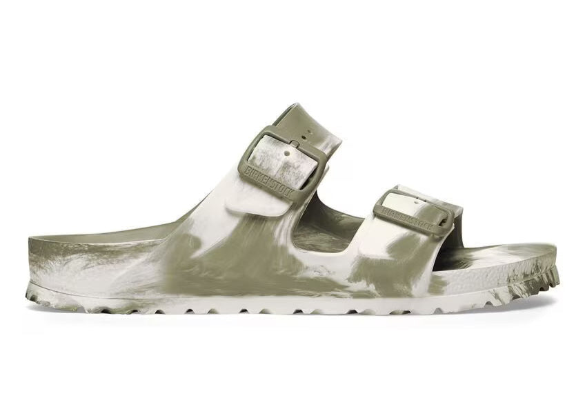 birkenstock arizona eva women's | multi khaki/eggshell