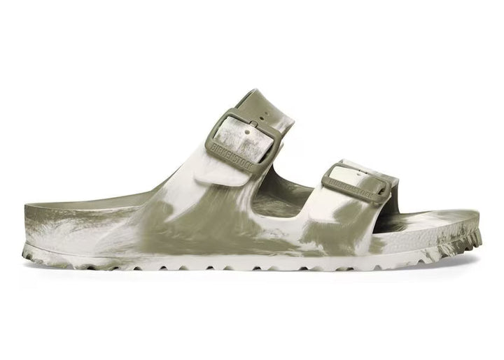 birkenstock arizona eva women's | multi khaki/eggshell