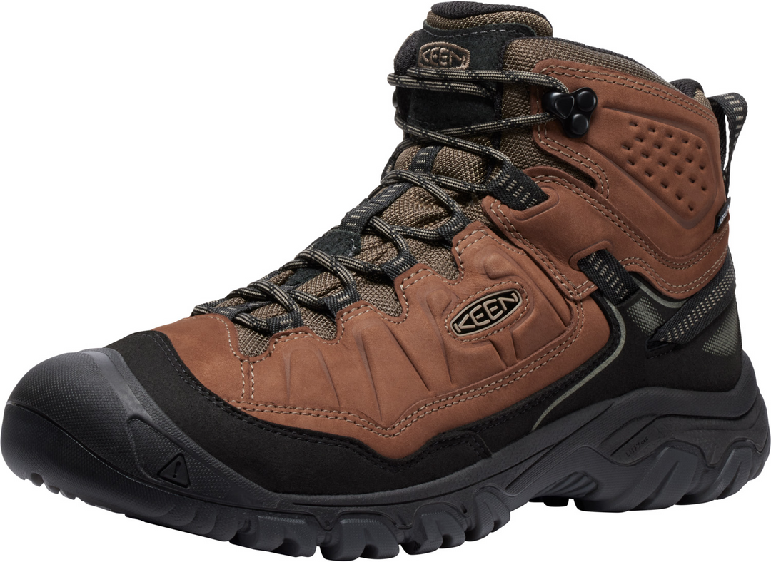 keen targhee iv waterproof men's | bison black