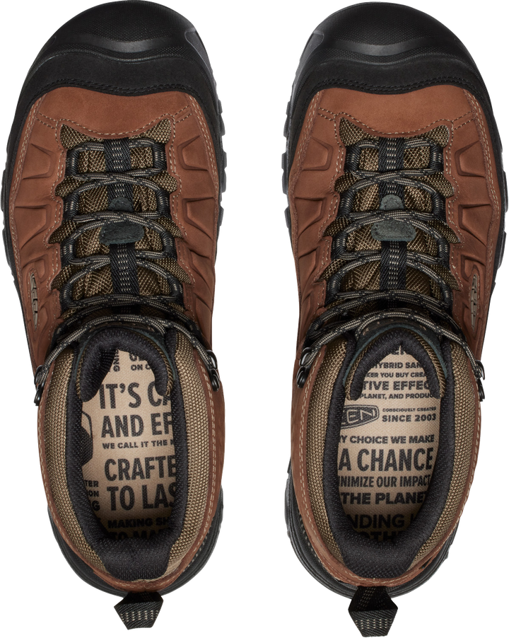 keen targhee iv waterproof men's | bison black