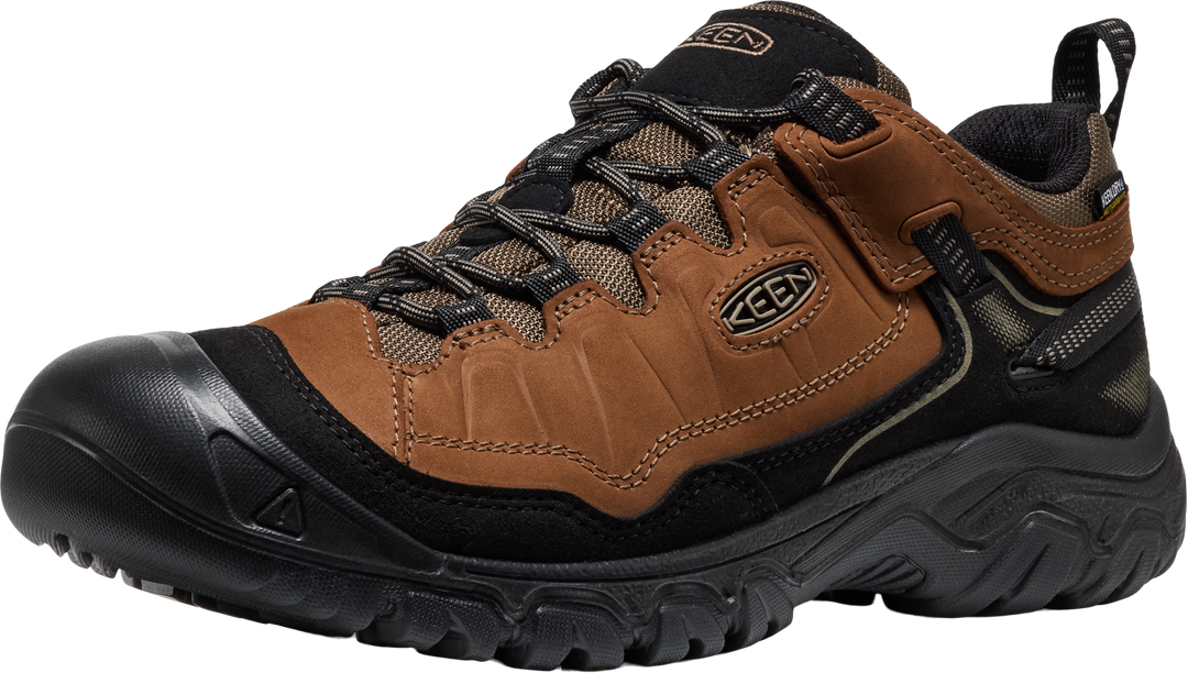 keen targhee iv waterproof men's | bison black