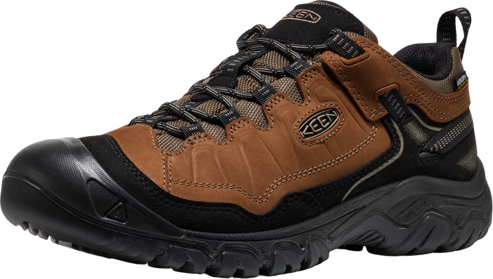 keen targhee iv waterproof men's | bison black