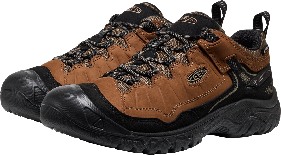 keen targhee iv waterproof men's | bison black