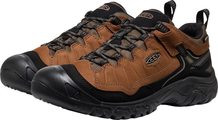 keen targhee iv waterproof men's | bison black
