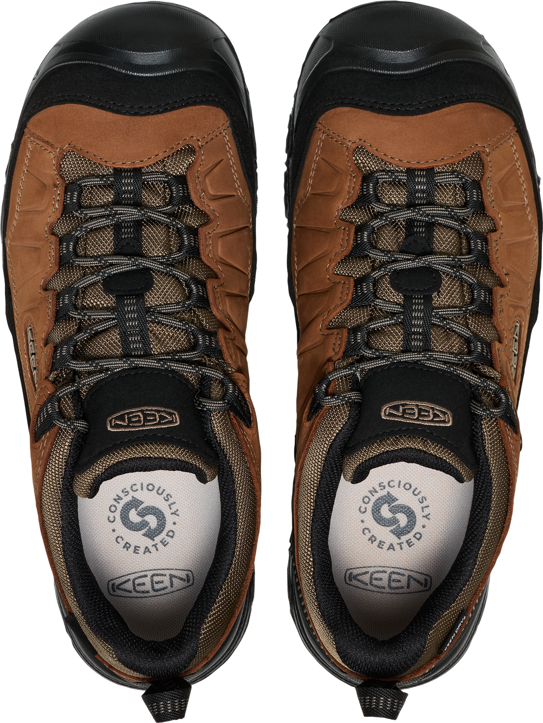 keen targhee iv waterproof men's | bison black