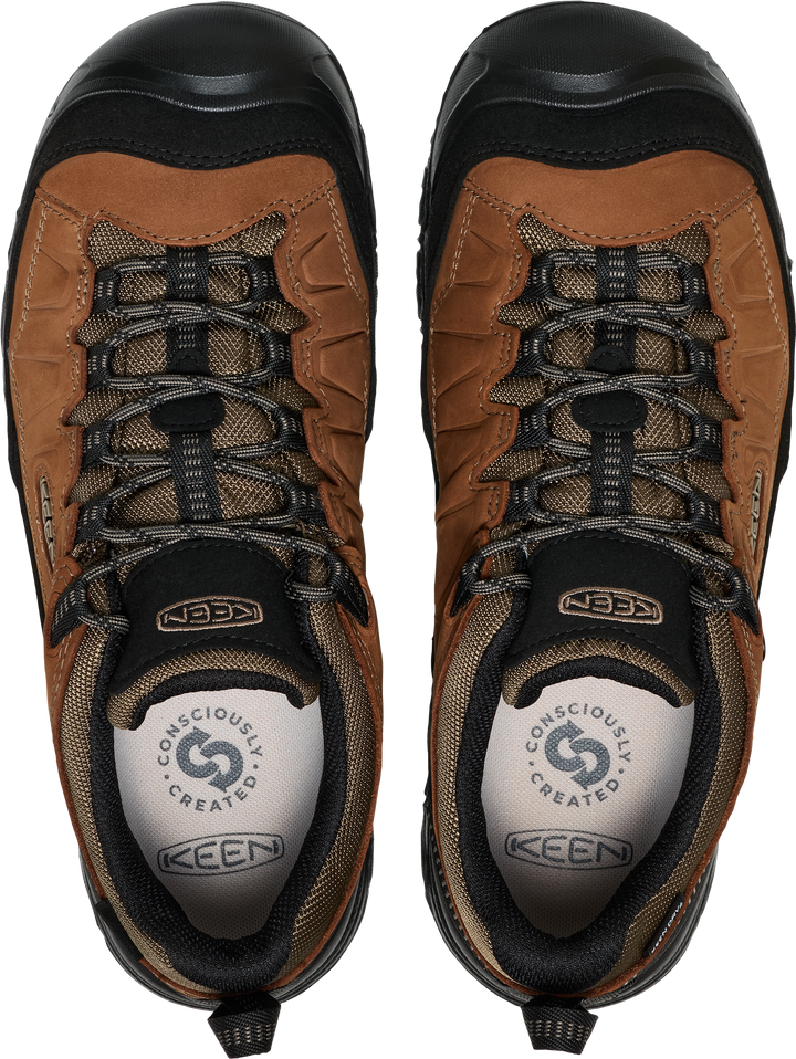 keen targhee iv waterproof men's | bison black