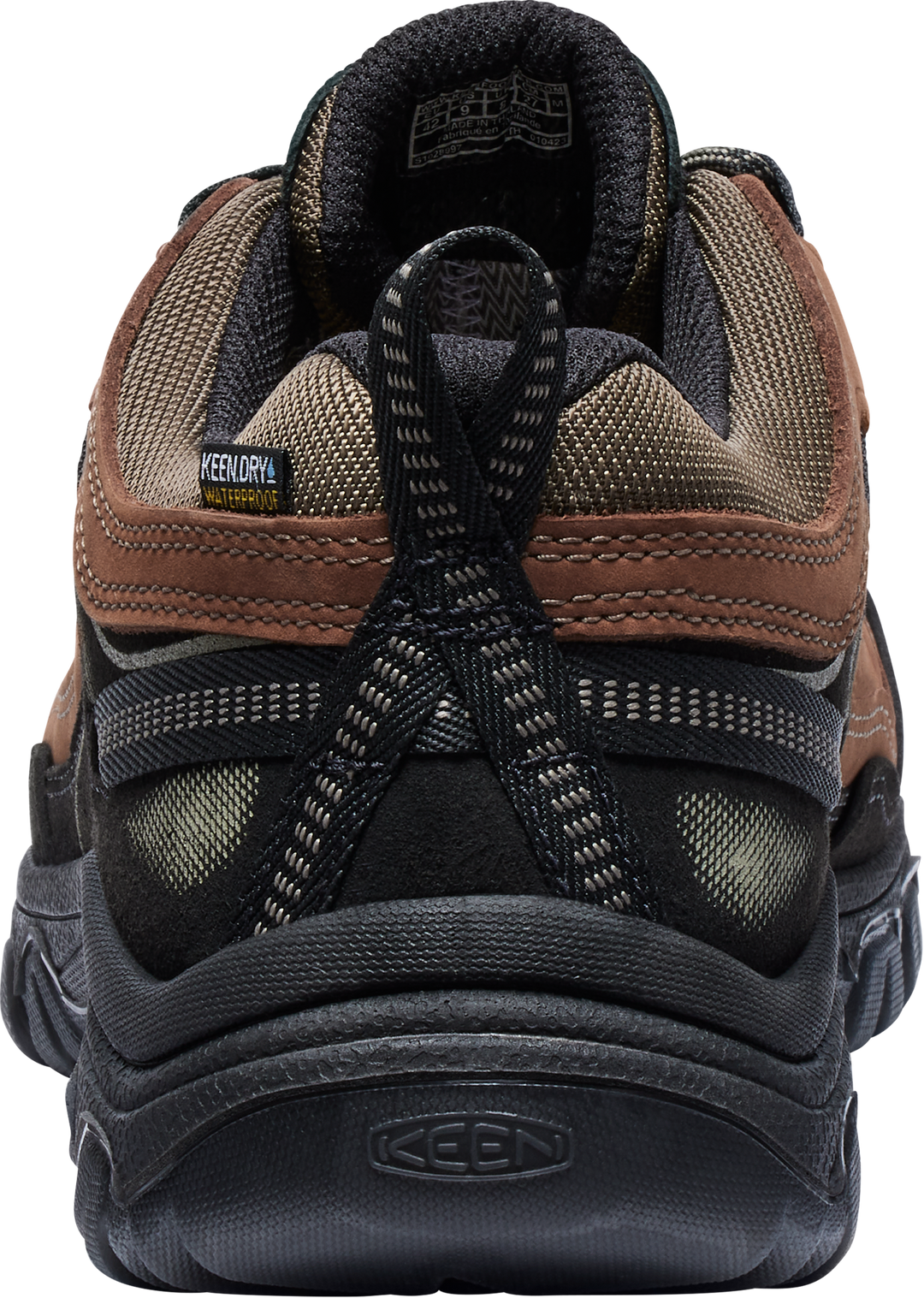 keen targhee iv waterproof men's | bison black