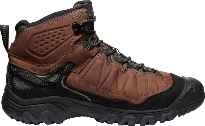 keen targhee iv waterproof wide men's | bison black
