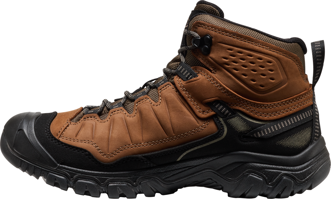 keen targhee iv waterproof wide men's | bison black