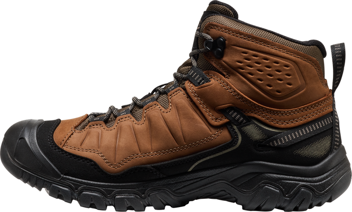 keen targhee iv waterproof wide men's | bison black