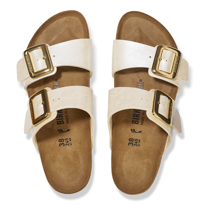 birkenstock sydney luxe buckle women's | graceful pearl white
