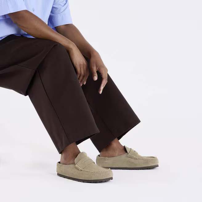 birkenstock naples wrapped | taupe