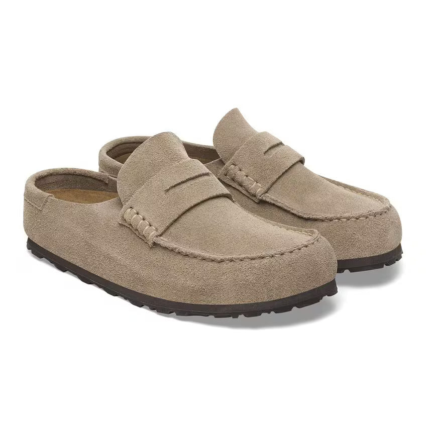 birkenstock naples wrapped | taupe