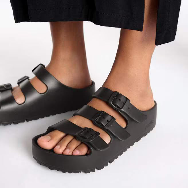 birkenstock florida flex platform women's | black