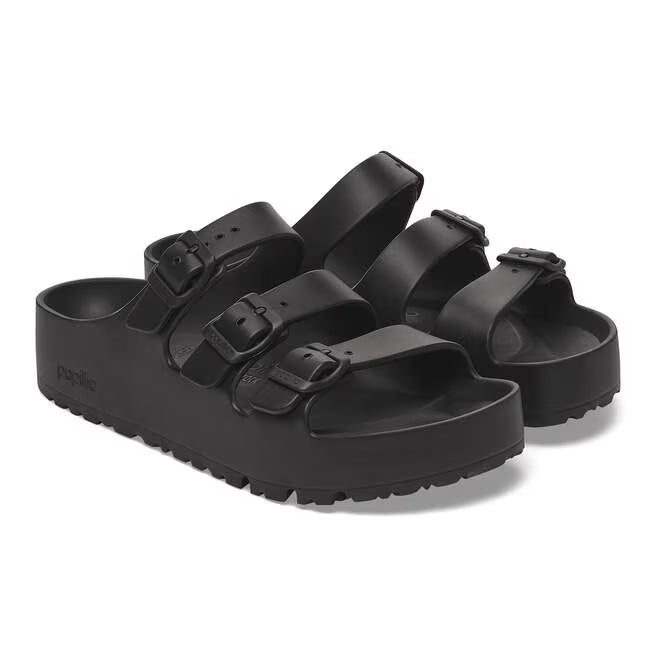 birkenstock florida flex platform women's | black