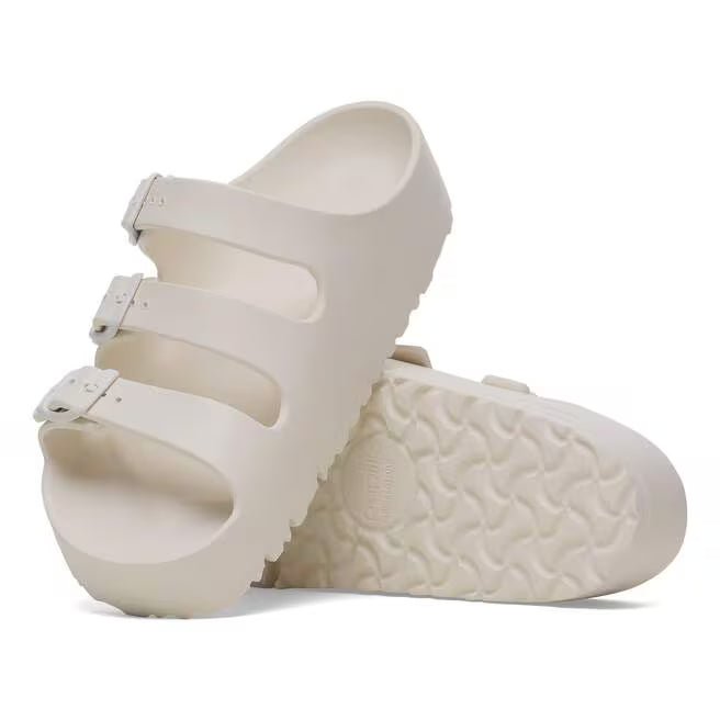 birkenstock florida flex platform women's | eggshell