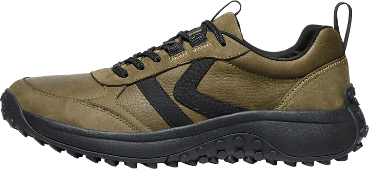 keen ks86 leather men's | dark olive/black