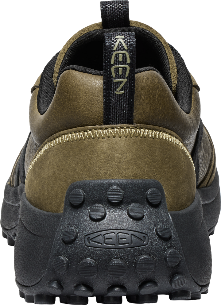 keen ks86 leather men's | dark olive/black