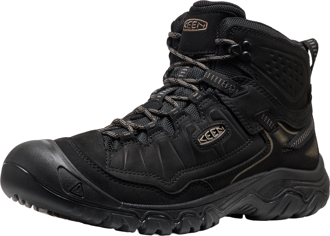 keen targhee iv waterproof men's | triple black