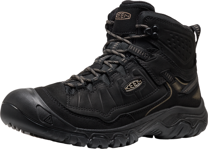 keen targhee iv waterproof men's | triple black