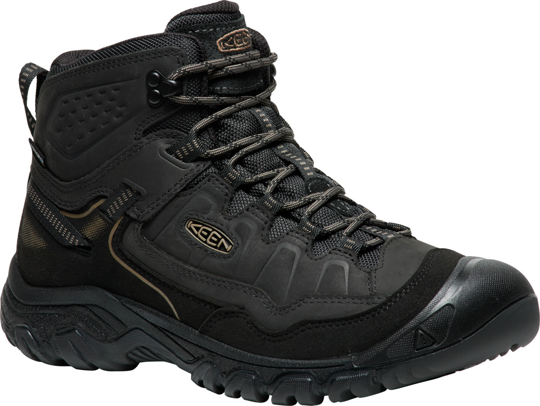 keen targhee iv waterproof men's | triple black