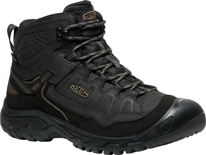 keen targhee iv waterproof men's | triple black