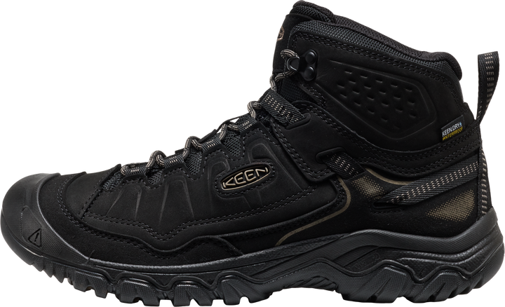 keen targhee iv waterproof men's | triple black