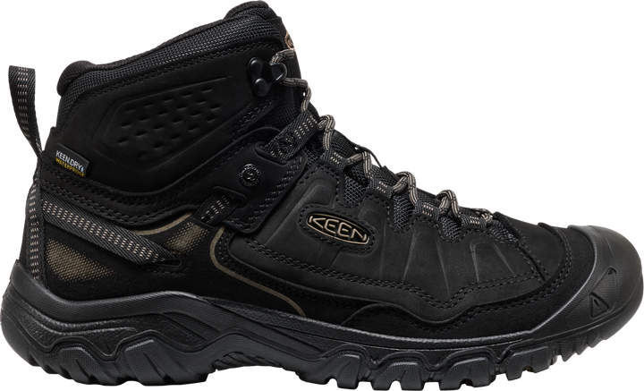 keen targhee iv waterproof men's | triple black