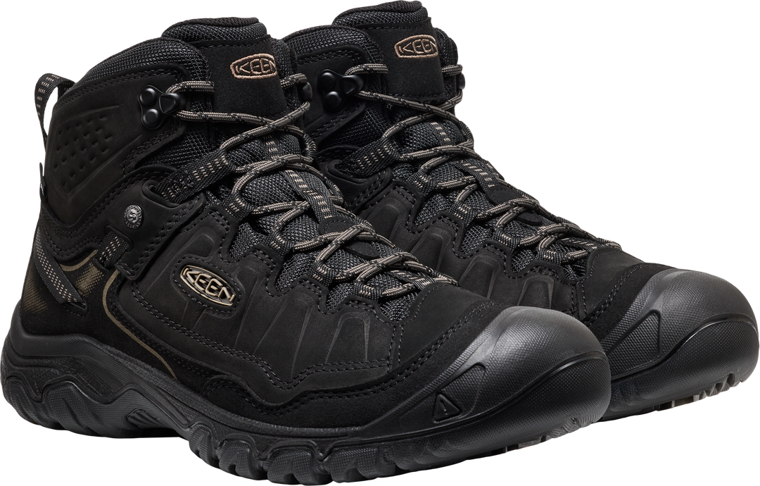 keen targhee iv waterproof men's | triple black