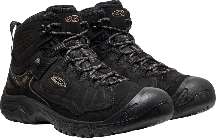 keen targhee iv waterproof men's | triple black