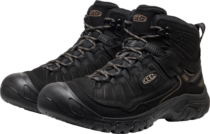 keen targhee iv waterproof men's | triple black