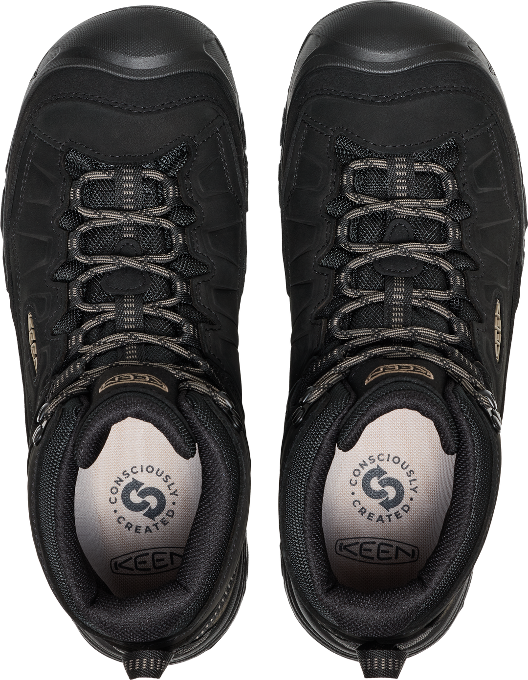 keen targhee iv waterproof men's | triple black