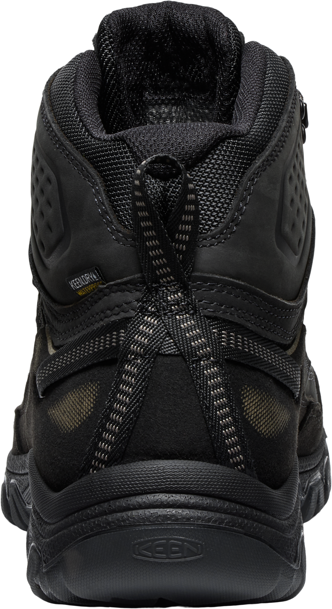 keen targhee iv waterproof men's | triple black