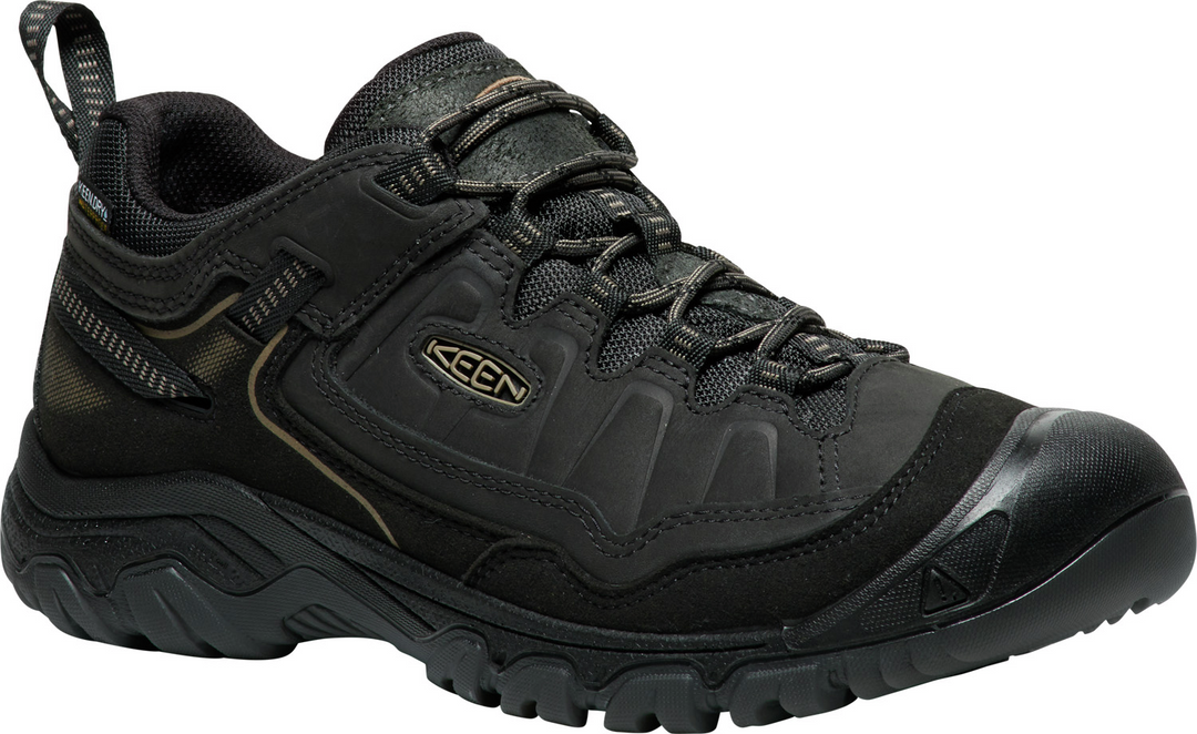 keen targhee iv waterproof men's | triple black