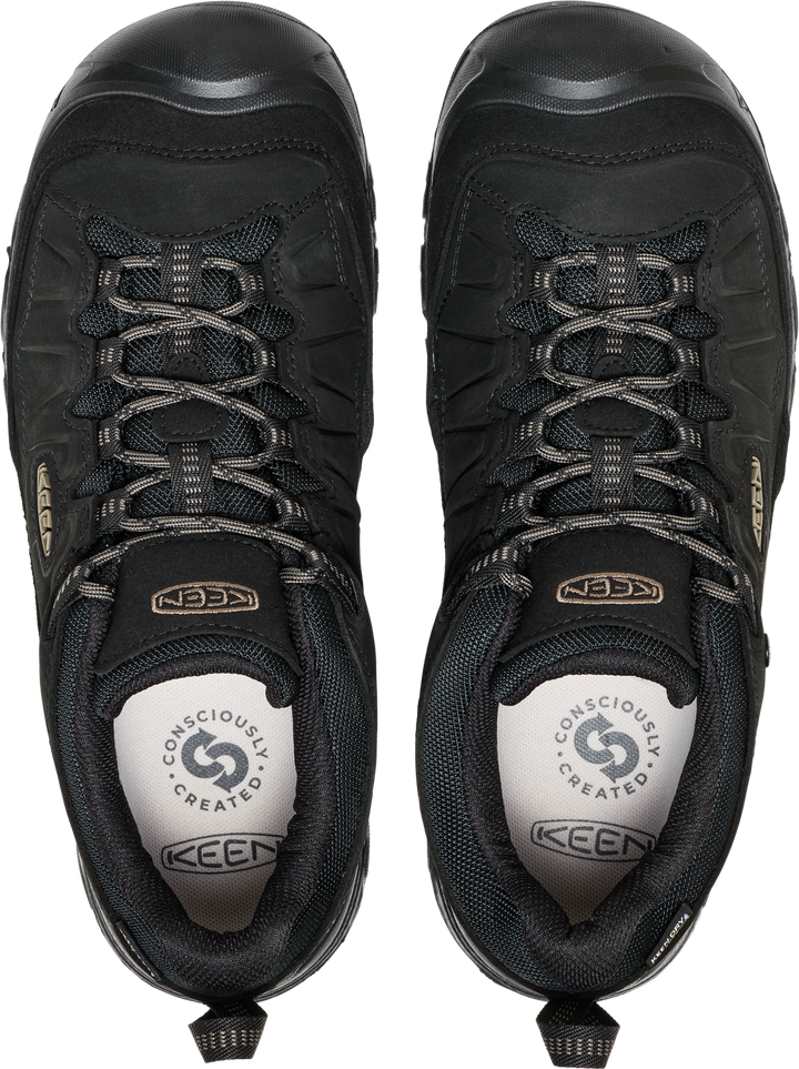 keen targhee iv waterproof men's | triple black