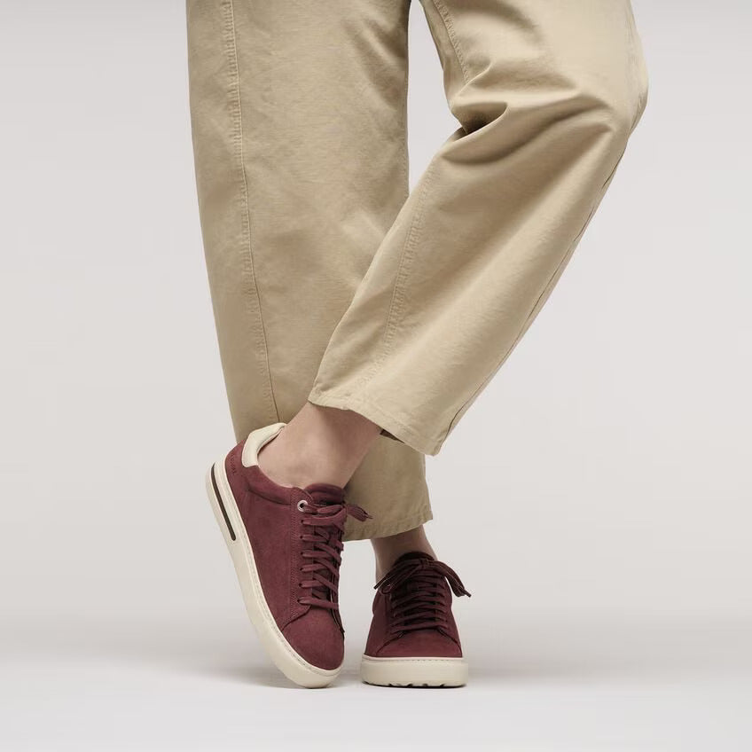 birkenstock bend low | zinfandel/eggshell