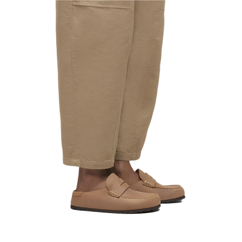 birkenstock naples wrapped | cognac