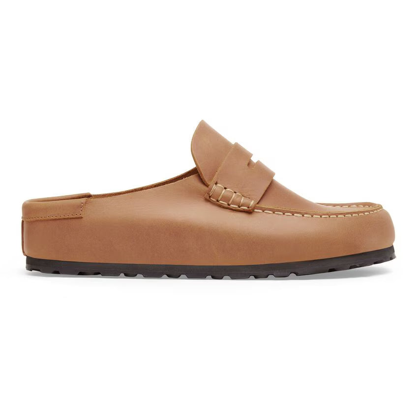 birkenstock naples wrapped | cognac