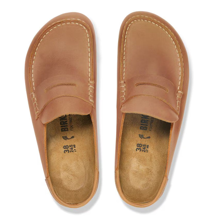 birkenstock naples wrapped | cognac