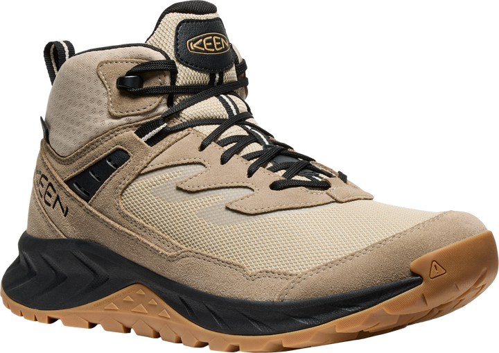 keen hightrail waterproof hiking  men's | brindle/oak buff