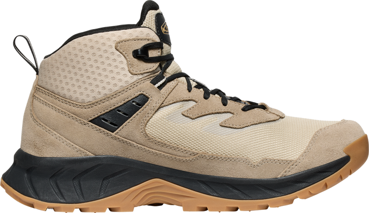 keen hightrail waterproof hiking  men's | brindle/oak buff